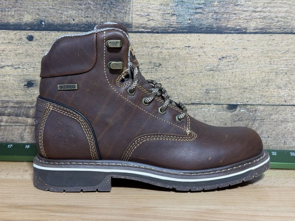 ๐ฅGeorgia Boot Womenโs AMP LT Edge 6โ Safety Toe 9 Waterproof Work Boots $189